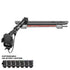 2024+ Ford F-150 (See Compatibility Info For Specific Year/Trim Fitment Details) Tackform Slim Track Dash Bracket With Qi Wireless Charging Phone Mount with Customizable LED Accent Lighting | Telescoping Arm