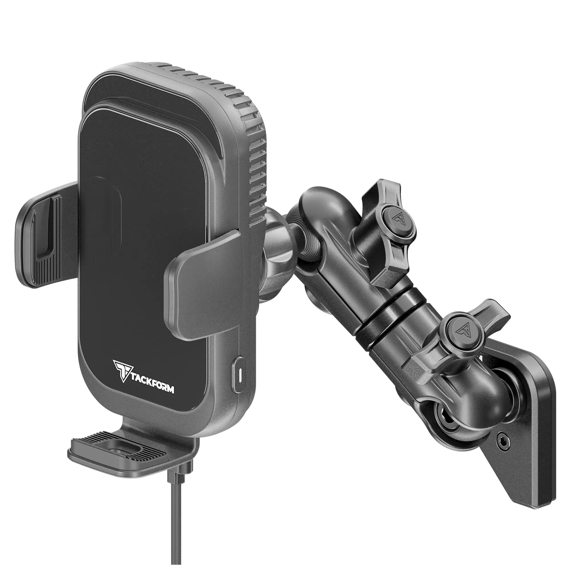 LINK™ Vent Mount Bracket With Wireless Charging Phone Holder | Compatible With BlueCruise | 3.5" Arm | 2021-2025 Ford F-150/Raptor & 2023-2025 Ford Super Duty