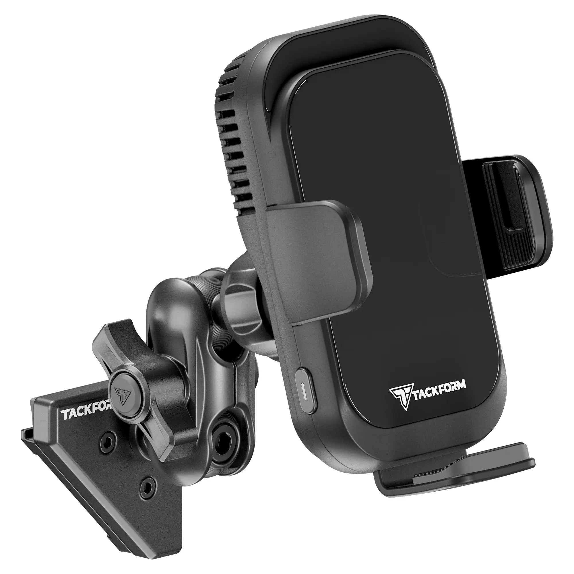 LINK™ Vent Mount Bracket With Wireless Charging Phone Holder | 2" Arm | NOT BlueCruise Compatible | 2021-2025 Ford F-150/Raptor & 2023-2025 Ford Super Duty