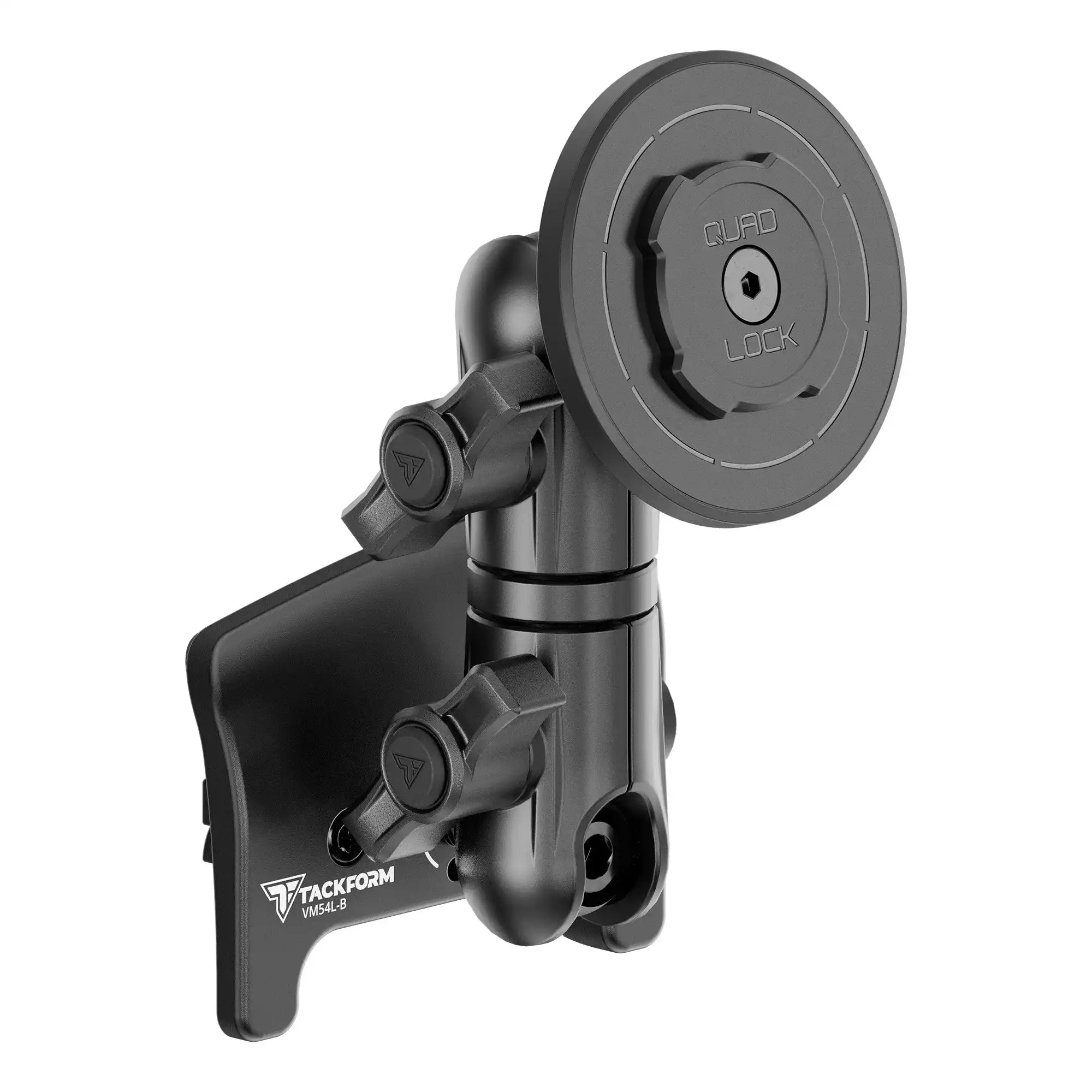 Product image of black all-metal Toyota Tacoma Phone Mount with Quad Lock Magnetic Phone Head