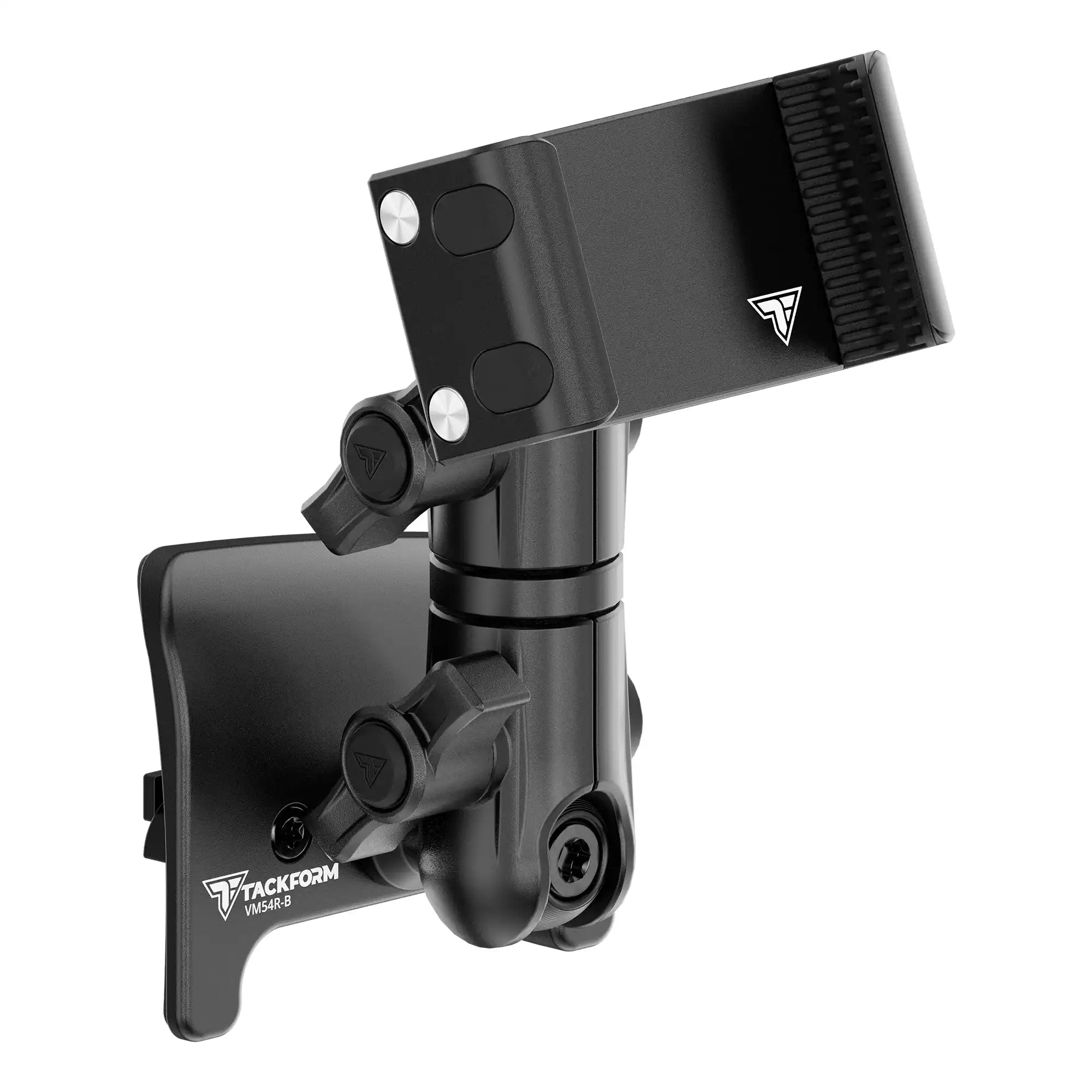 Product image of black Tacoma Phone Mount with billet spring cradle phone holder