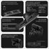 LINK™ Grab Handle Mount With 6 Gang Auxbeam Switch Panel Holder | 3.5" Arm | 2018 - 2023 Jeep JL, Gladiator, and 4XE
