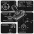 Round AMPS Mount | Hardware Kit Included | Aluminum | 26mm Metal Ball | Version 3.0