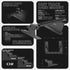 TRAXX™ - Assault Track Picatinny Dash Bracket With 20LITE Phone Mount | 2022 Ford Super Duty (Compatible With 12” Screen ONLY)