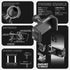 AM11-20M-BK | Drill Base Dashboard 20MAXX Phone Mount with Install Kit | 3.5" Arm