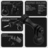 2024+ Jeep Wrangler JL & Gladiator (Not Compatible With 4xe) Tackform Slim Track Dash Bracket With 20LITE Phone Mount & GoPro Mount | Driver Side