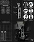 Perch / Brake / Clutch Mount | 20 Series™ | 20mm Metal Ball & Dovetail | Black | Version 3.0