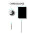 Metal Replacement Plates 2 Pack | For Magnetic Phone Holders