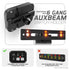 LINK™ Grab Handle Mount With 6 Gang Auxbeam Switch Panel Holder | 3.5" Arm | 2018 - 2023 Jeep JL, Gladiator, and 4XE
