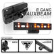 Auxbeam Holder | TRAXX™ - Assault Track Picatinny Base | Choose Arm Length & Panel Size