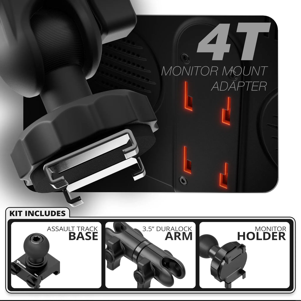 TPMS - 4T | TRAXX™ - Assault Track Picatinny Base | 3.5" DuraLock Arm