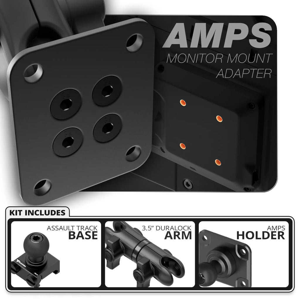 AMPS | TRAXX™ - Assault Track Picatinny Base | 3.5" DuraLock Arm