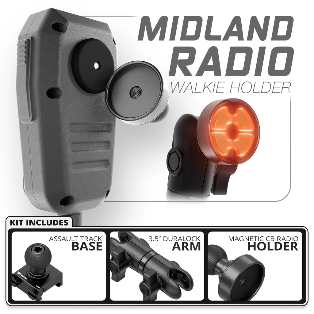 Midland | TRAXX™ - Assault Track Picatinny Base | 3.5" DuraLock Arm