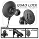 Quad Lock MAG™ Wireless Charging Phone Holder | TRAXX™ - Assault Track Picatinny Base | 3.5" DuraLock Arm
