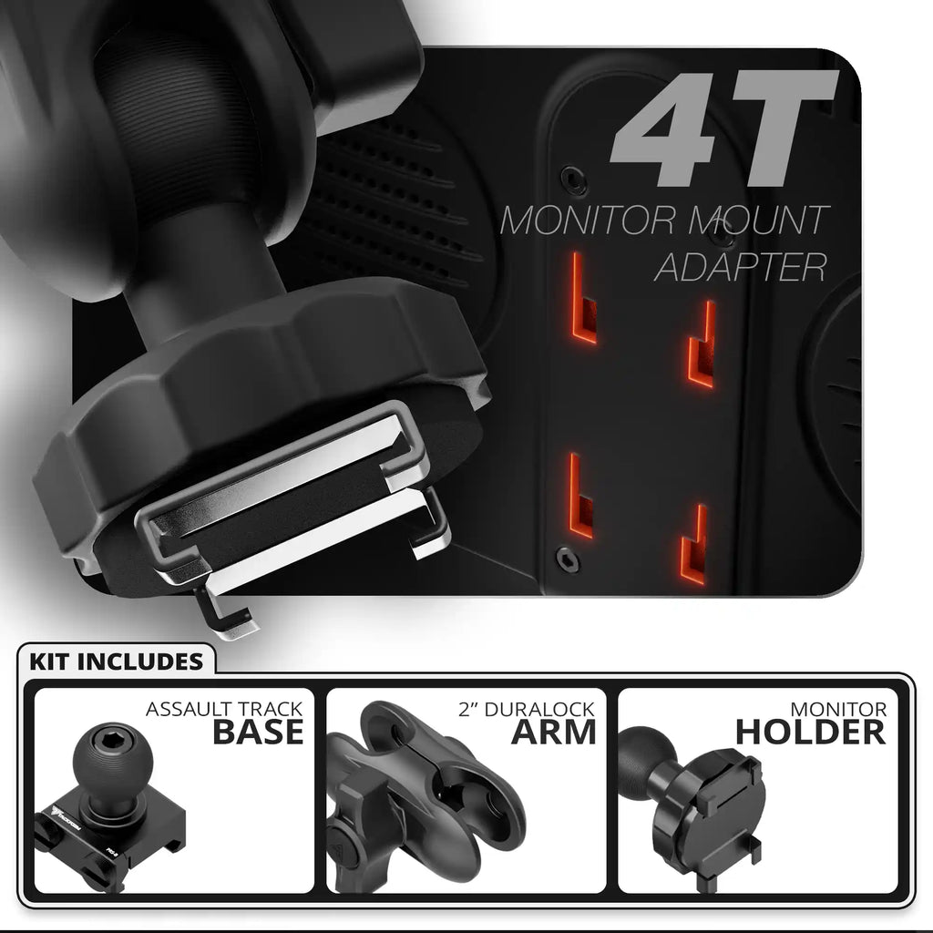 TMPS - 4T | TRAXX™ - Assault Track Picatinny Base | 2" DuraLock Arm