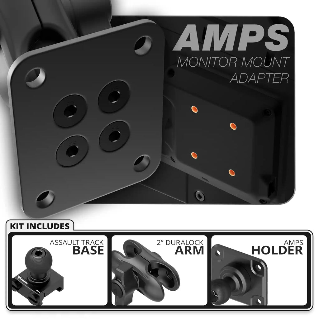 AMPS | TRAXX™ - Assault Track Picatinny Base | 2" DuraLock Arm