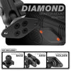 Diamond AMPS | TRAXX™ - Assault Track Picatinny Base | 2" DuraLock Arm