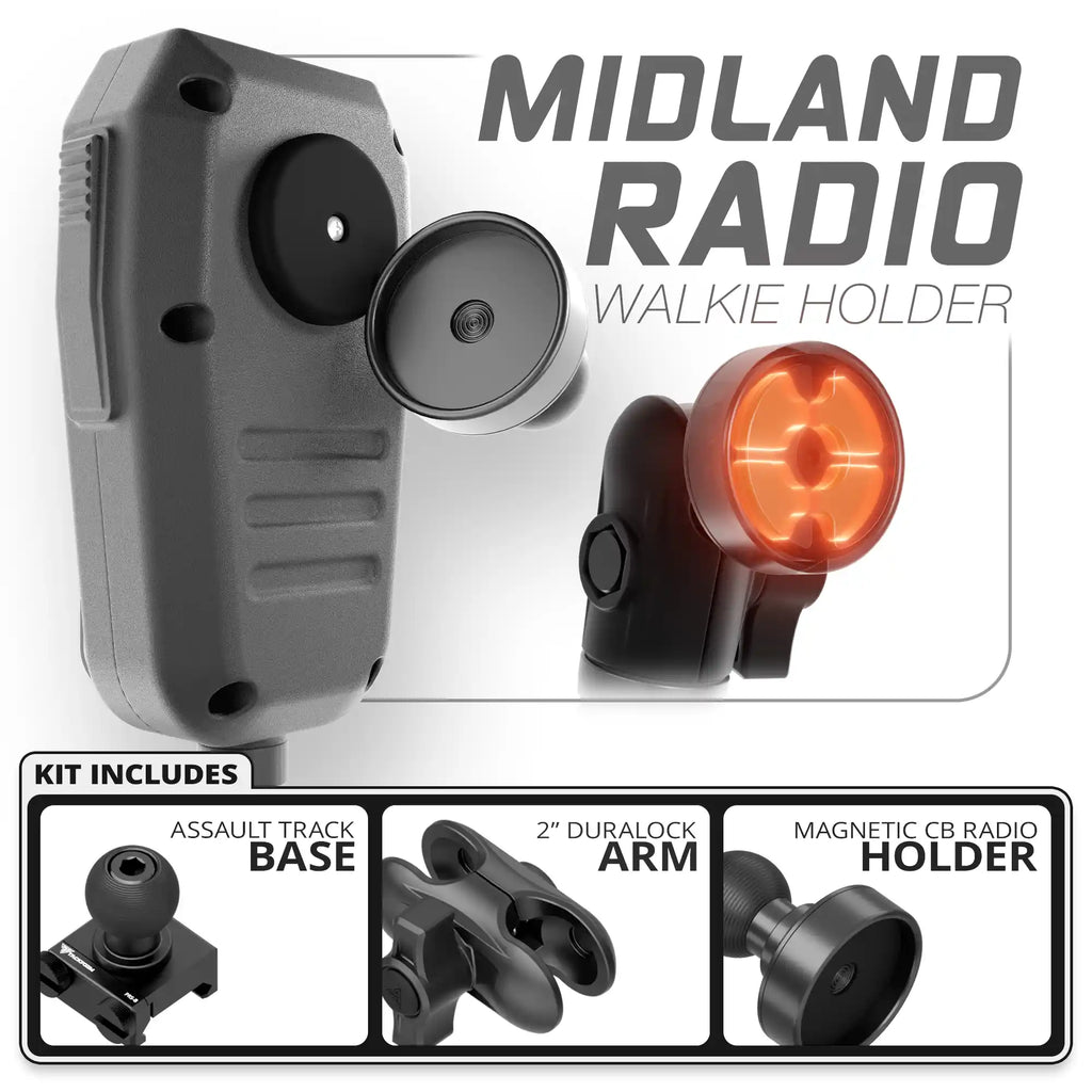 Midland | TRAXX™ - Assault Track Picatinny Base | 2" DuraLock Arm