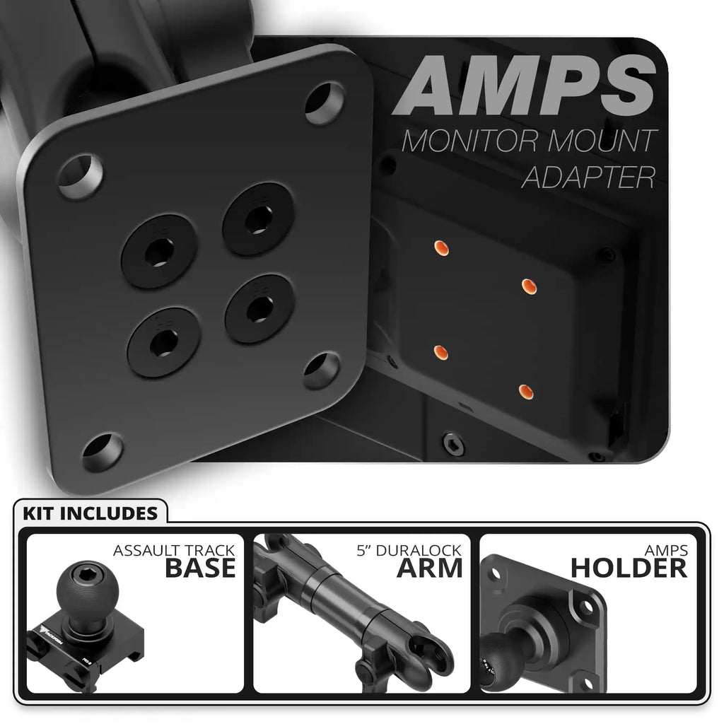 AMPS | TRAXX™ - Assault Track Picatinny Base | 5" DuraLock Arm