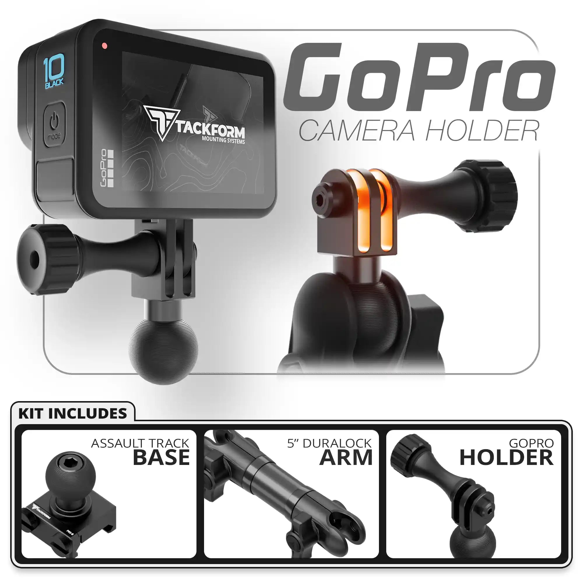 GoPro | TRAXX™ - Assault Track Base | 5" DuraLock Arm