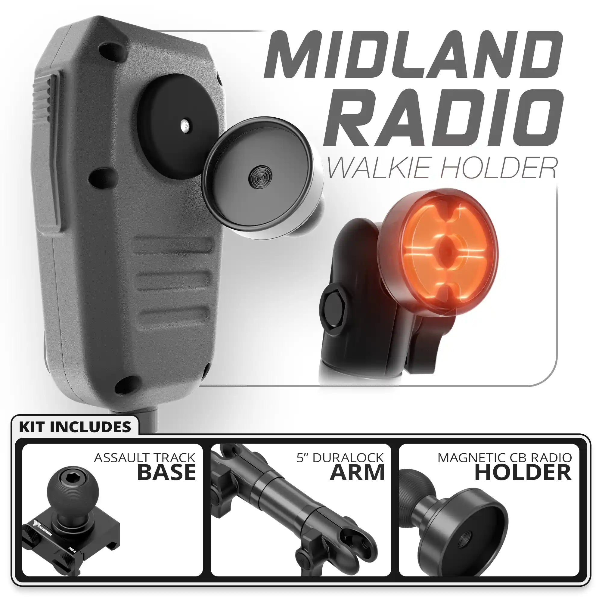Midland | TRAXX™ - Assault Track Base | 5" DuraLock Arm