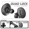 Quad Lock MAG™ Phone Holder | TRAXX™ - Assault Track Picatinny Base | 5" DuraLock Arm