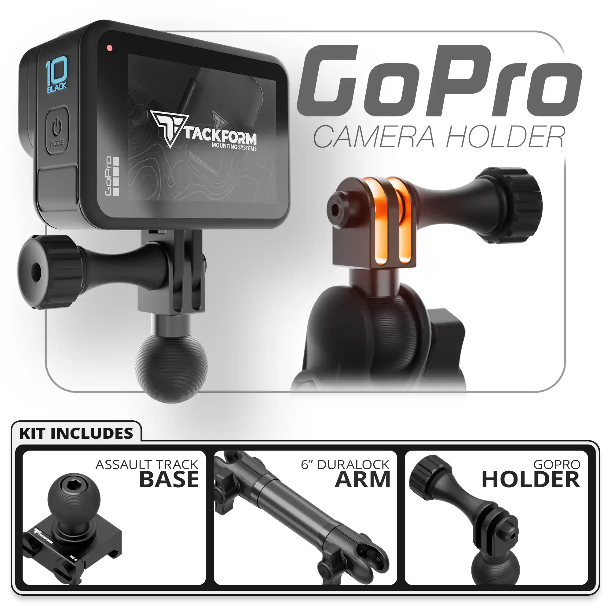 GoPro | TRAXX™ - Assault Track Base | 6" DuraLock Arm