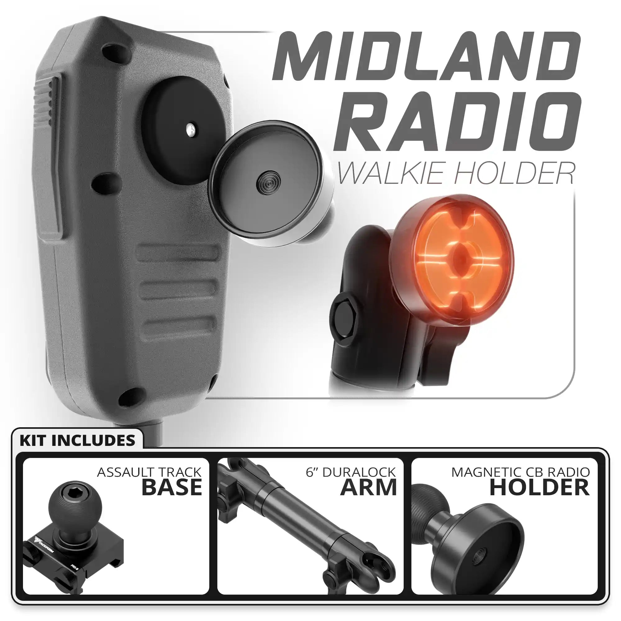Midland | TRAXX™ - Assault Track Base | 6" DuraLock Arm