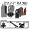 CB Radio/Microphone Holder | TRAXX™ - Assault Track Base | 7.5" - 9.25" Telescoping Arm