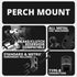 Drink Holder Series - Perch / Brake / Clutch Reservoir Mount - Single Ball