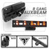Auxbeam Holder | TRAXX™ - Slim Track Base | Choose Arm Length & Panel Size