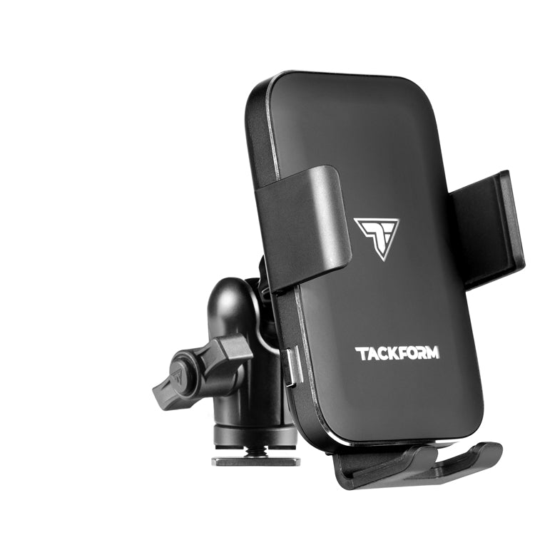 TRAXX™ - Slim Track  Base Mount | QI Wireless Charging Phone Holder | Short Reach DuraLock Arm
