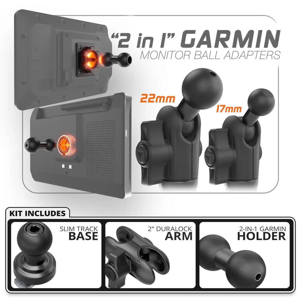 Garmin | TRAXX™ - Slim Track Base | 2" DuraLock Arm