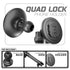 Quad Lock MAG™ Phone Holder | TRAXX™ - Slim Track Base | 7" DuraLock Arm