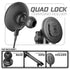 Quad Lock MAG™ Wireless Charging Phone Holder | TRAXX™ - Slim Track Base | 7" DuraLock Arm