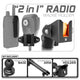 CB Radio/Microphone Holder | TRAXX™ - Slim Track Base | 8" DuraLock Arm