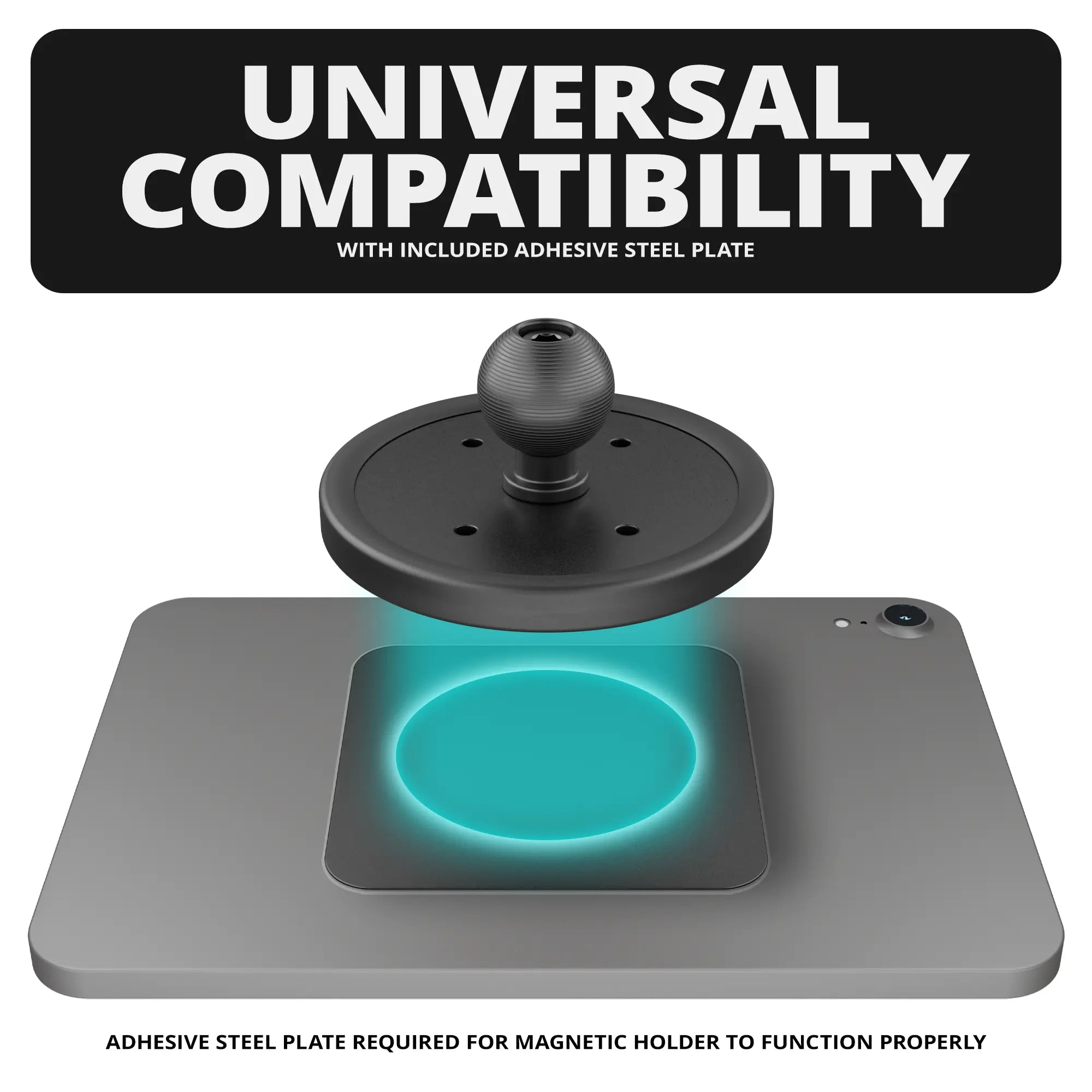 Tablet Magnethalter Magnetic Tablet Holder | 26mm Metal Ball – Tackform