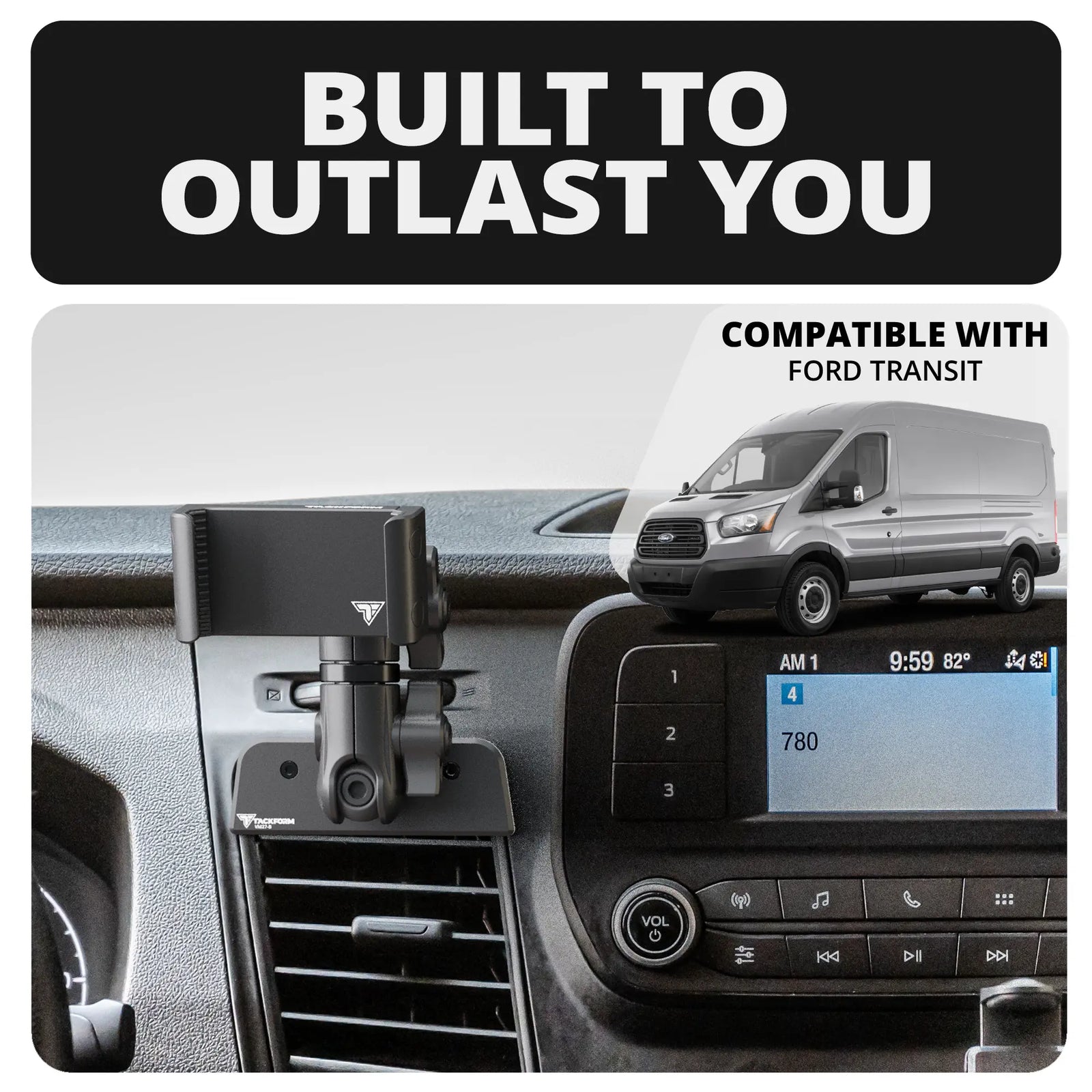 2020-2025 Ford Transit Vent Mounted Phone Holder Arm LINK