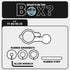 TF-BS-98-25 | Low Profile Bar Mount For 7/8" - 1-1/4" Bars | For 1" / 25.4mm / B Sized Balls | Black