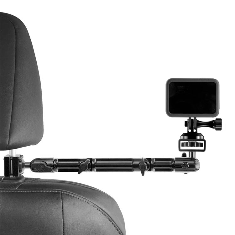 Headrest Mount for Action Cameras | Compatible with GoPro | 10.75" Long Modular Arm | Enduro Series