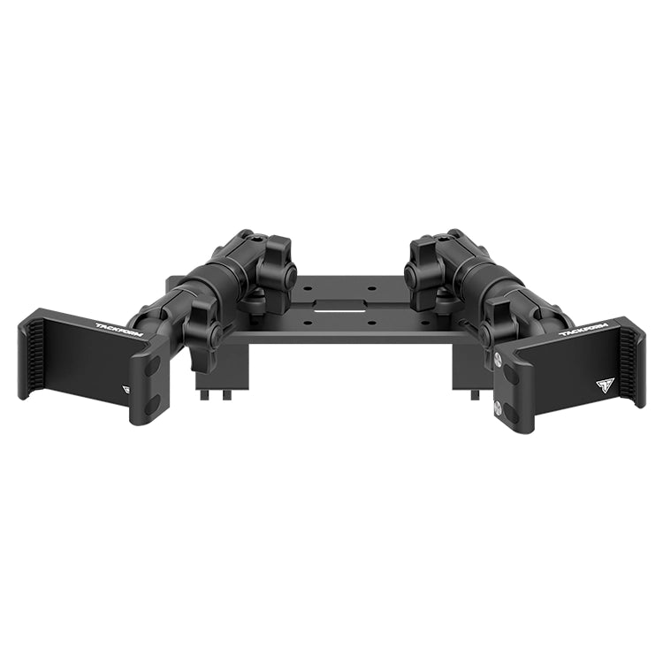 TRAXX™ - Slim Track Dash Bracket With Dual 20LITE Phone Holders | 2019 - 2025 RAM 1500 (8” or 12” Display ONLY) & 2019 - 2025 RAM 2500/3500