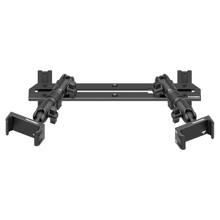 TRAXX™ - Slim Track Dash Bracket With Dual 20LITE Phone Mounts | 2023 - 2025 Ford Super Duty (F250 Thru F450)
