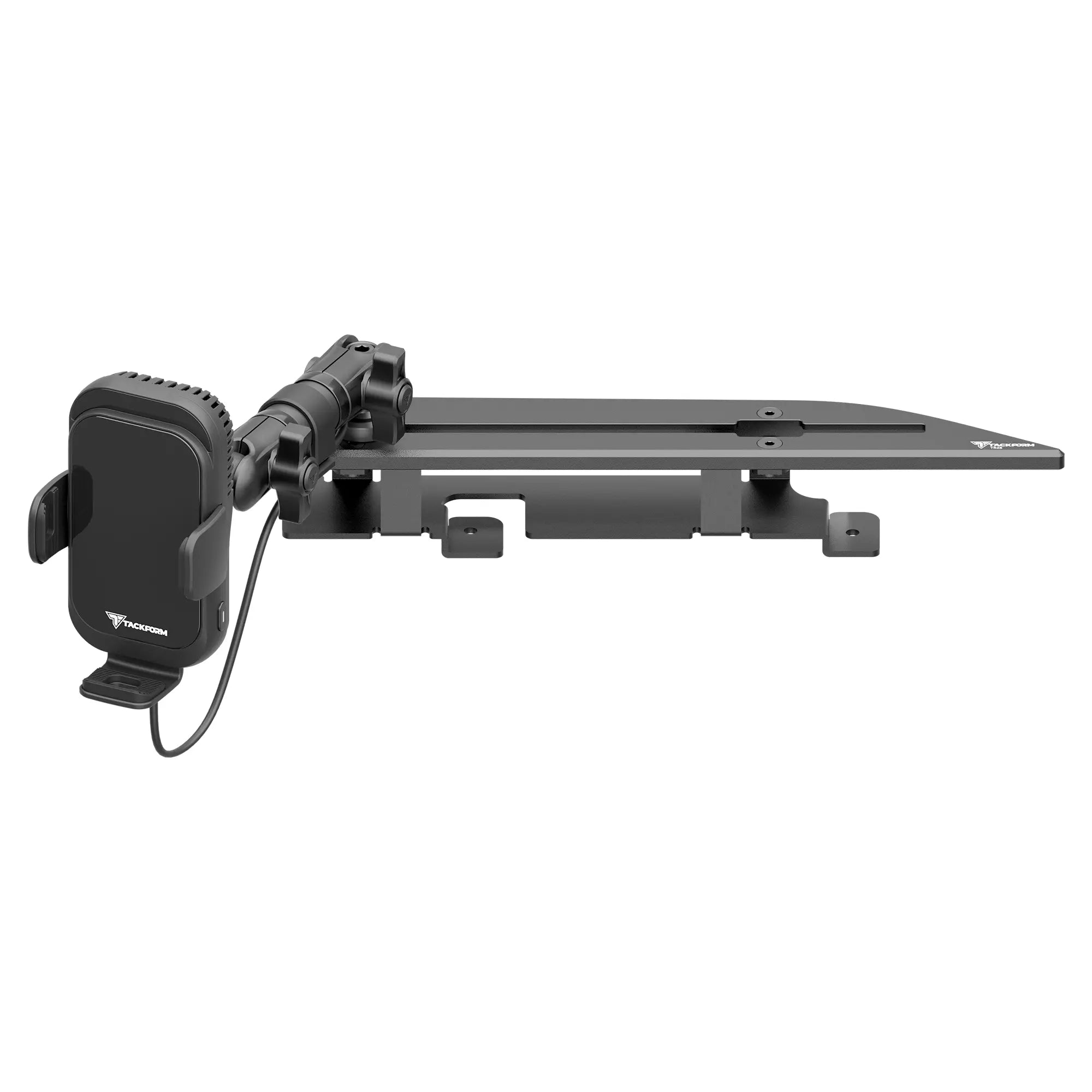 TRAXX™ - Slim Track Dash Bracket With Wireless Charging Phone Mount | 2022-2025 Chevrolet Silverado & GMC Sierra With 13.4" Screen (See Compatibility Info For Year/Trim Details)
