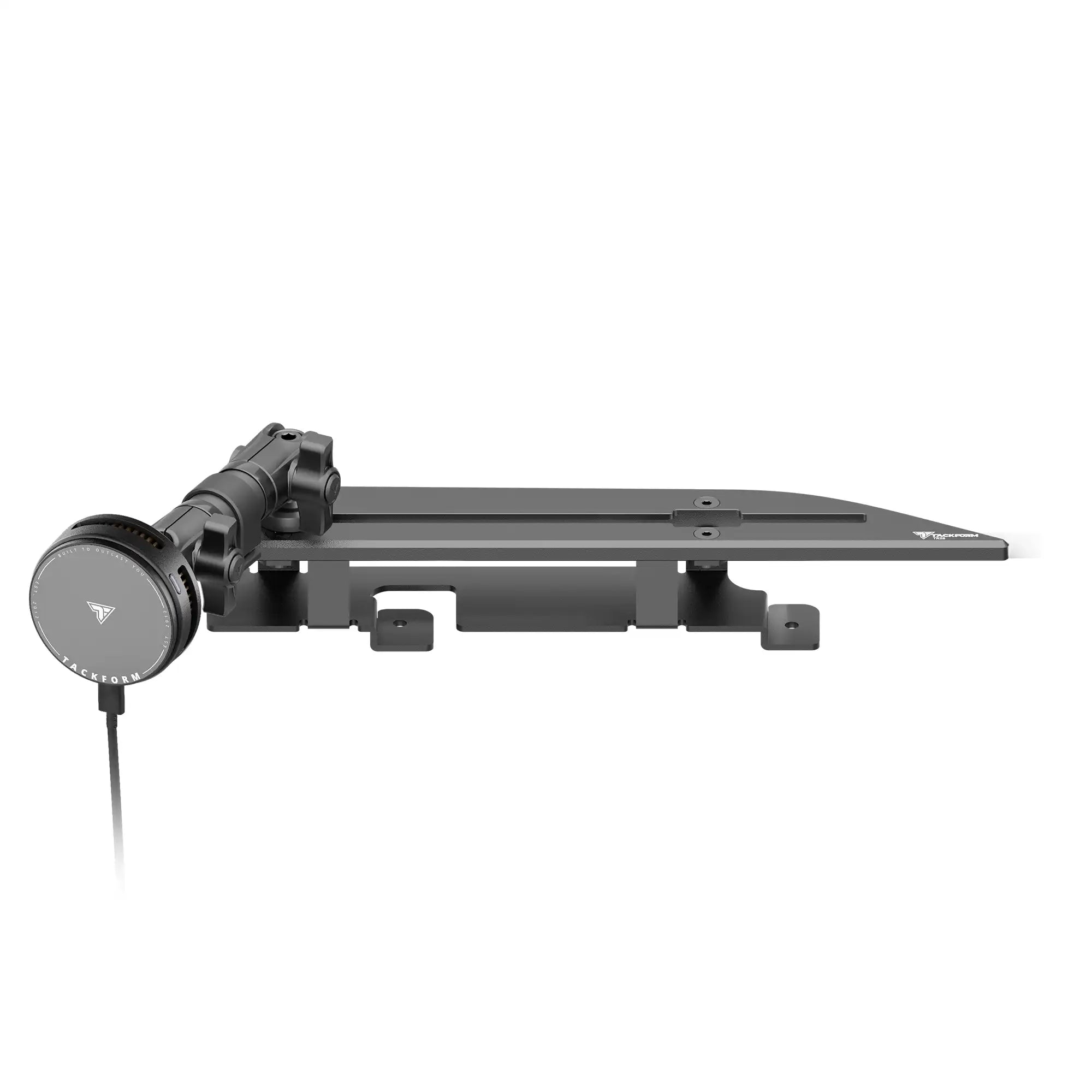 2022+ Chevrolet Silverado & GMC Sierra With 13.4" Screen (See Compatibility Info For Year/Trim Details) Tackform Slim Track Dash Bracket With Qi2.2/MagSafe Charging & Cooling Phone Mount