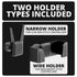 Snowplow Controller Mount with 20mm Ball | Two Holder Types Included