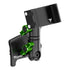 Product image of Tacoma Phone Mount with Billet Spring Cradle with Green Billet Knobs
