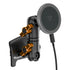 Product image of Tacoma Phone Mount with Magnetic Phone Charger Compatible with MagSafe with orange billet knobs