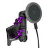 Product image of Tacoma Phone Mount with Magnetic Phone Charger Compatible with MagSafe with purple billet knobs