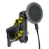 Product image of Tacoma Phone Mount with Magnetic Phone Charger Compatible with MagSafe with yellow billet knobs