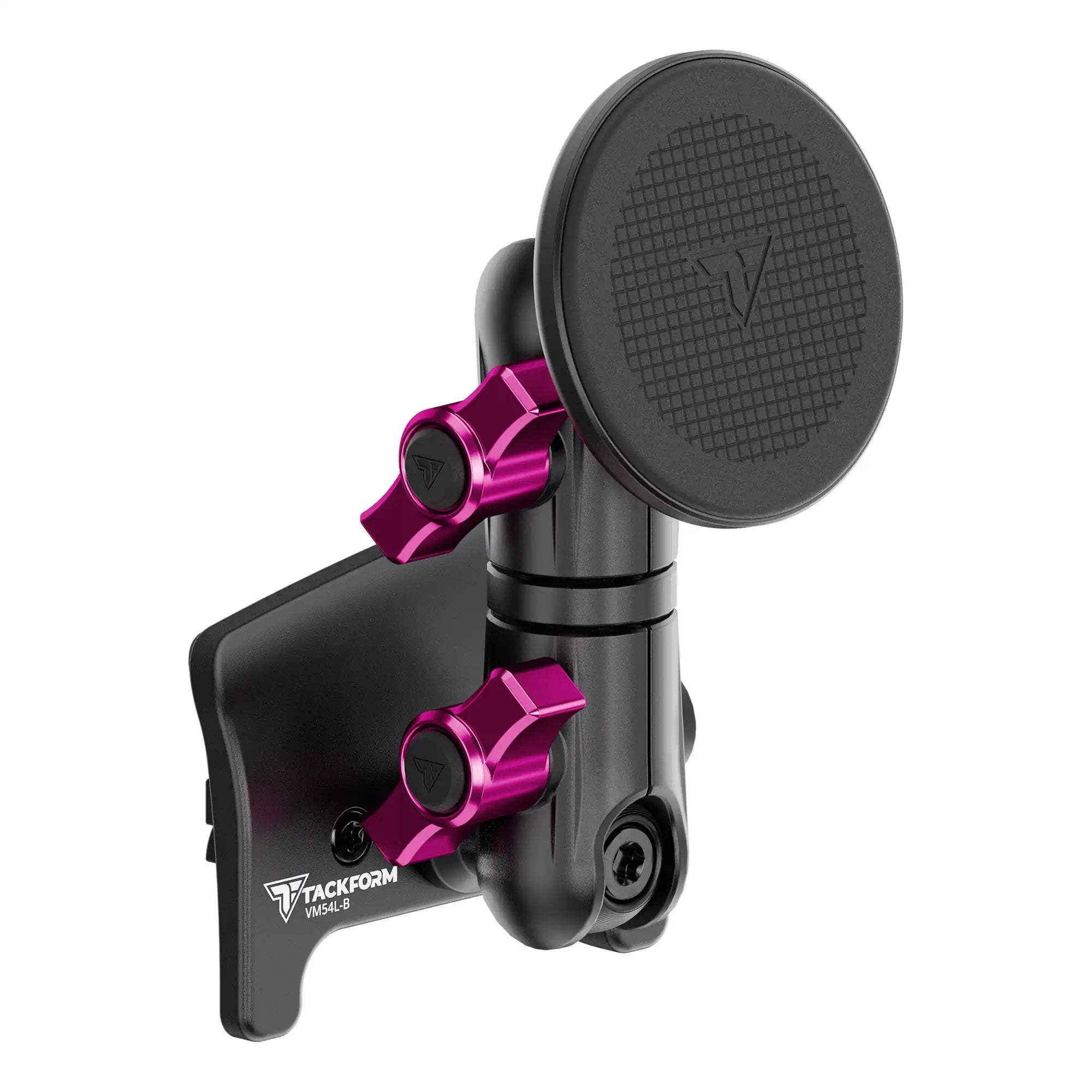Product image of Tacoma Phone Mount with Magnetic Phone Holder Compatible with MagSafe with Pink Billet Knobs